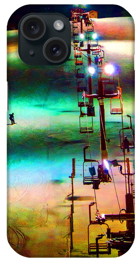 Ski Hill iPhone Case featuring the photograph The Color Of Fun by Susan McMenamin