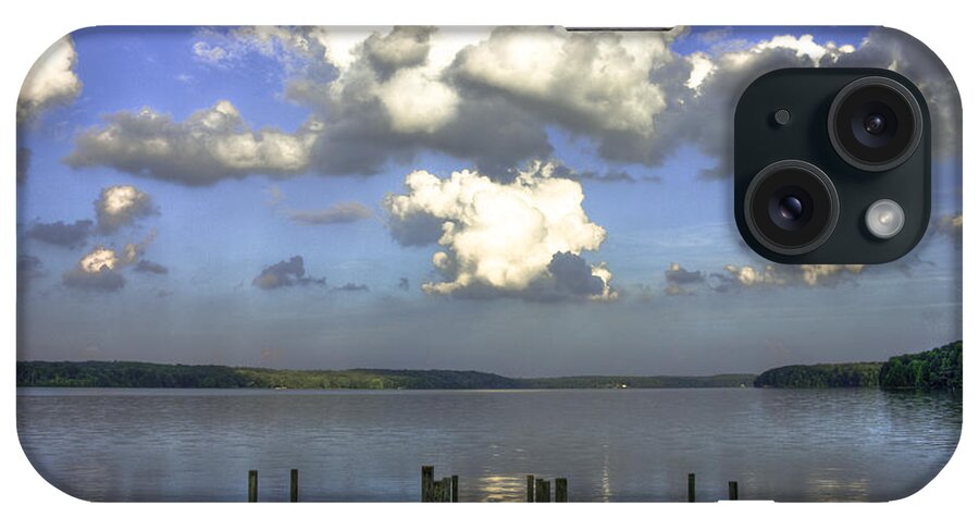 Reid Callaway Lake Oconee iPhone Case featuring the photograph The Dock at Lake Oconee by Reid Callaway