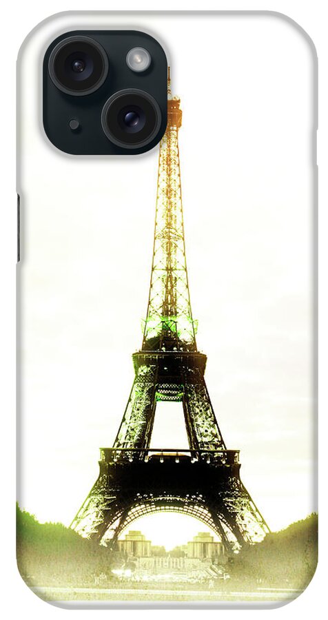 Eiffel Tower iPhone Case featuring the photograph The Eiffel Tower, Paris by Kathy Collins