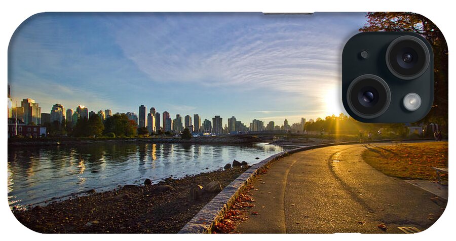 Sunset iPhone Case featuring the photograph The Emerald city by Eti Reid