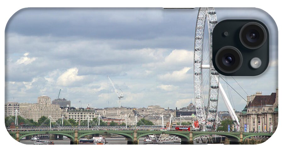 London iPhone Case featuring the photograph The Eye Of London by Keith Armstrong