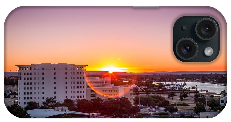 Sunrise iPhone Case featuring the photograph The First Sunrise 2015 by Robert Caddy