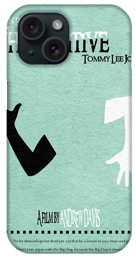 The Fugitive iPhone Case featuring the digital art The Fugitive by Inspirowl Design