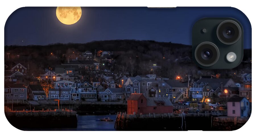 Moon iPhone Case featuring the photograph The Full Worm Moon by Liz Mackney