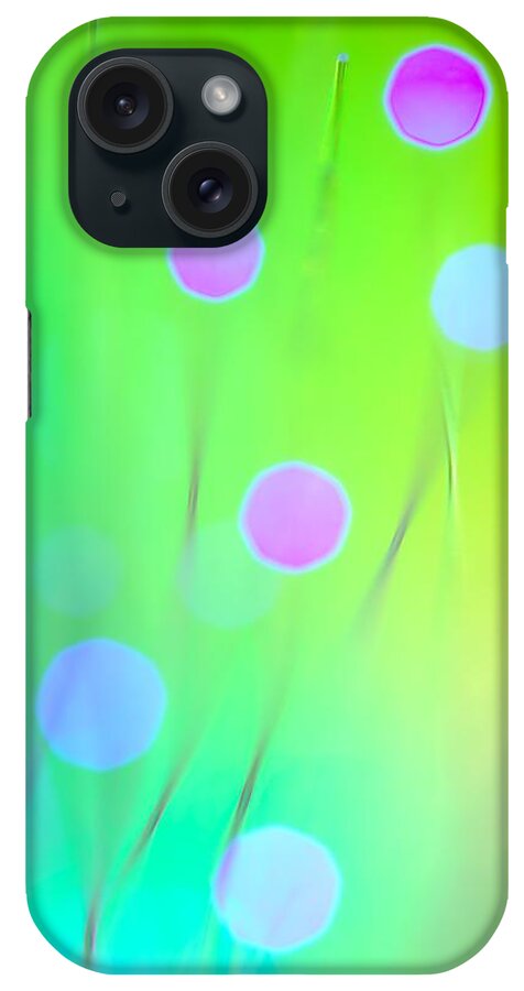 Abstract iPhone Case featuring the photograph The Garden by Dazzle Zazz