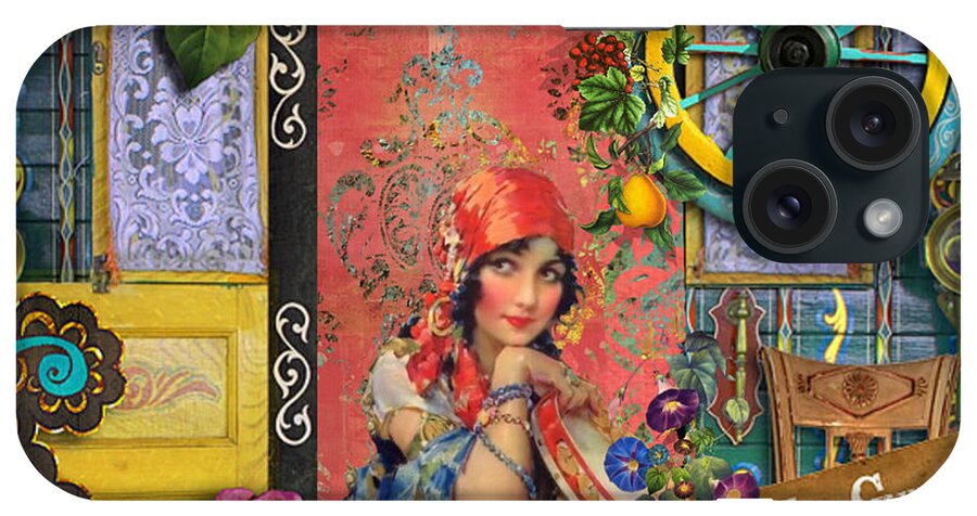 Gypsy iPhone Case featuring the painting The Gypsy by Laura Botsford