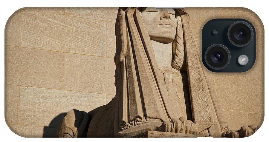 The House Of The Temple iPhone Case featuring the photograph The House of the Temple Sphinx #2 by Stuart Litoff