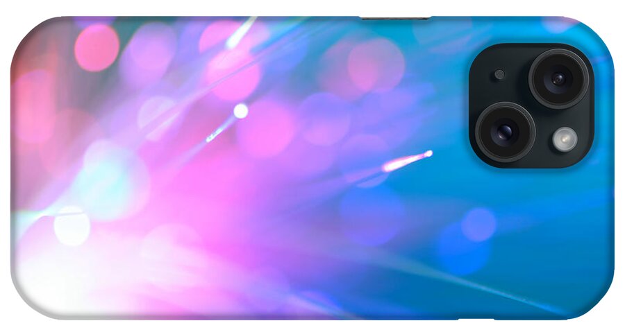Abstract iPhone Case featuring the photograph The Inner Light by Dazzle Zazz