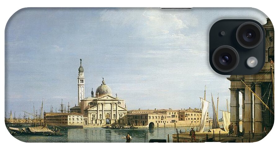 Venice iPhone Case featuring the painting The Island of San Giorgio Maggiore by Canaletto