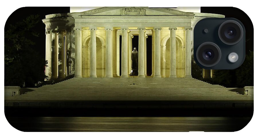 Jefferson Memorial iPhone Case featuring the photograph The Jefferson Memorial by Kim Hojnacki