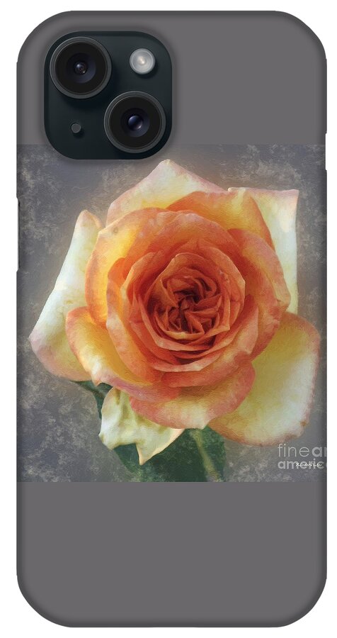 Rose iPhone Case featuring the painting The Kiss of the Rose by RC DeWinter