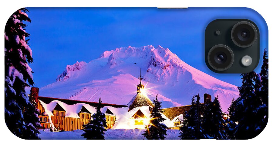 Timberline Lodge iPhone Case featuring the photograph The Last Sunrise by Darren White