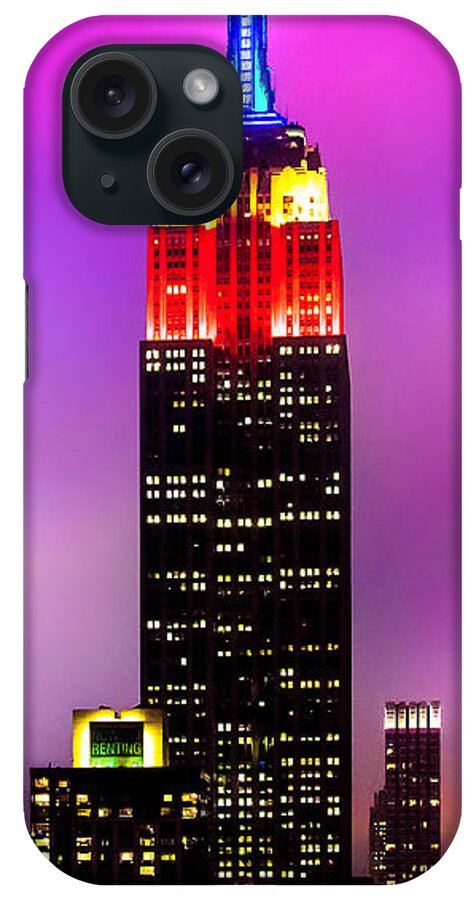 Empire State Building iPhone Case featuring the photograph The Love Empire by Az Jackson
