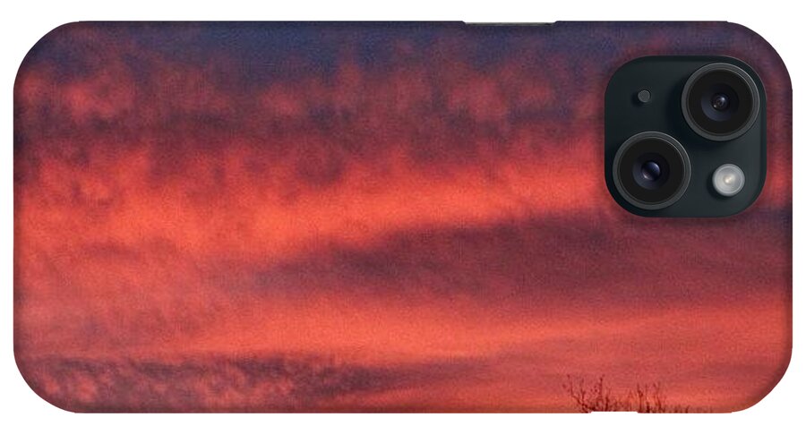 Udog_sunset iPhone Case featuring the photograph When I Admire The Wonders Of A Sunset Or The Beauty Of The Moon My Soul Expands by Katie Phillips