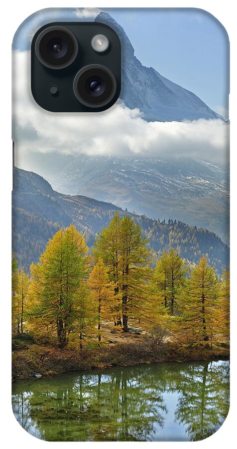 525231 iPhone Case featuring the photograph The Matterhorn Switzerland by Thomas Marent