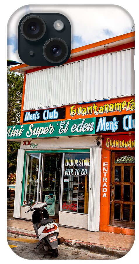 Guantanamera iPhone Case featuring the photograph The Men's Club by Melinda Ledsome