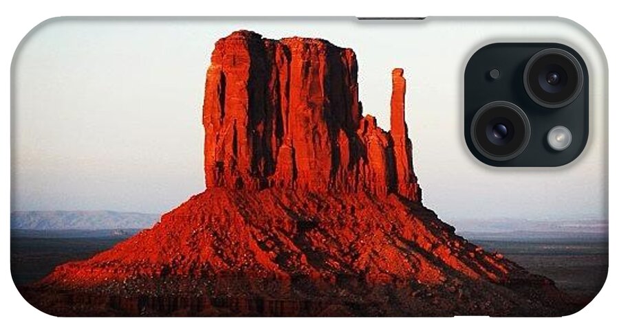 Southwestern Landscape iPhone Case featuring the photograph The Mitten by Jack LaForte
