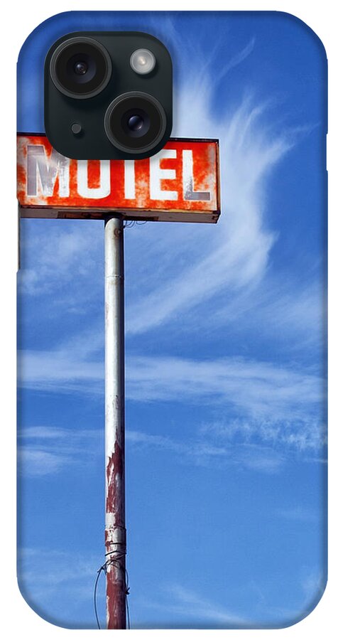 Motel iPhone Case featuring the photograph MOTEL CALIFORNIA Desert Hot Springs CA by William Dey