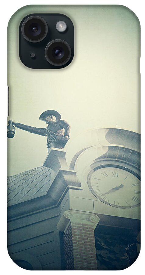 Building iPhone Case featuring the photograph The Night Watchman by Trish Mistric