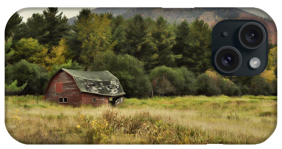 Adirondacks iPhone Case featuring the photograph The Old Barn by Nancy De Flon