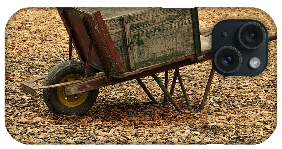 The Old Barn Wagon iPhone Case featuring the photograph The Old Barn Wagon by Victoria Harrington
