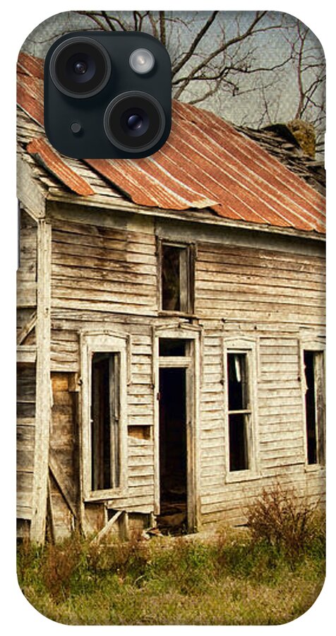 Decay iPhone Case featuring the digital art The Old Homestead by Lana Trussell