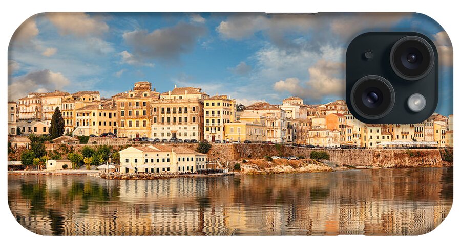 Architecture iPhone Case featuring the photograph The old town of Corfu - Greece by Constantinos Iliopoulos