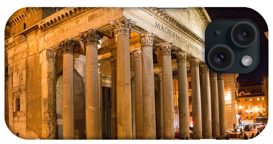 Rome iPhone Case featuring the photograph The Pantheon by Mike Evangelist