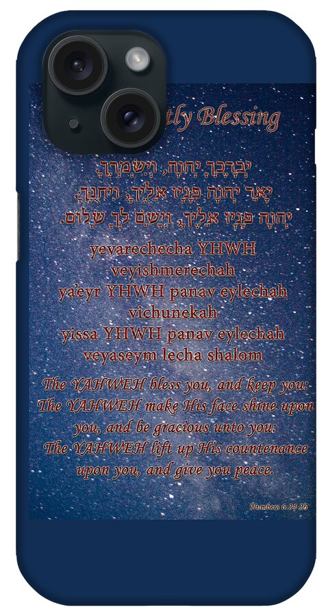 Blessing iPhone Case featuring the photograph The Priestly Blessing by Tikvah's Hope