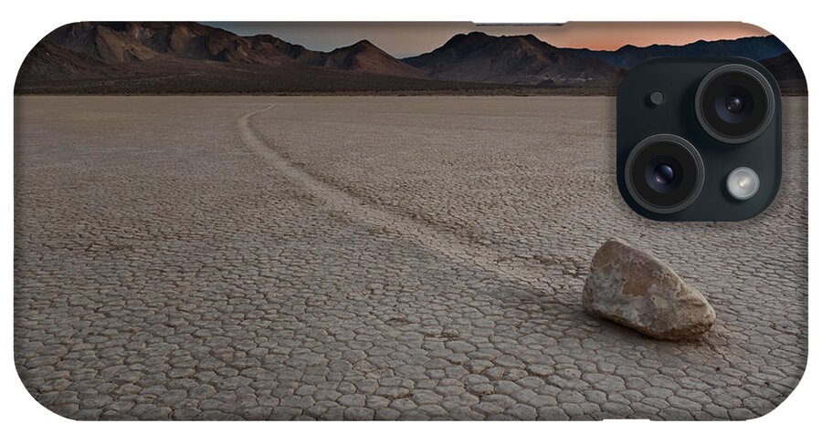 California iPhone Case featuring the photograph The Racetrack at Death Valley National Park by Eduard Moldoveanu