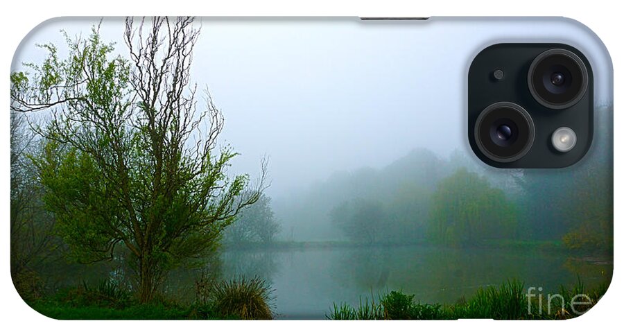 River Anton iPhone Case featuring the digital art The Raggedy Tree by Andrew Middleton