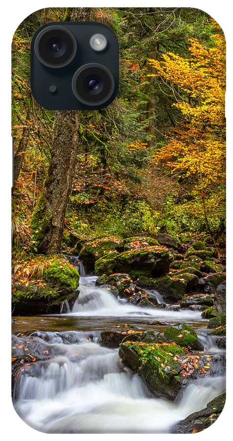 Ravenna-gorge iPhone Case featuring the photograph Cascades and Waterfalls #8 by Bernd Laeschke