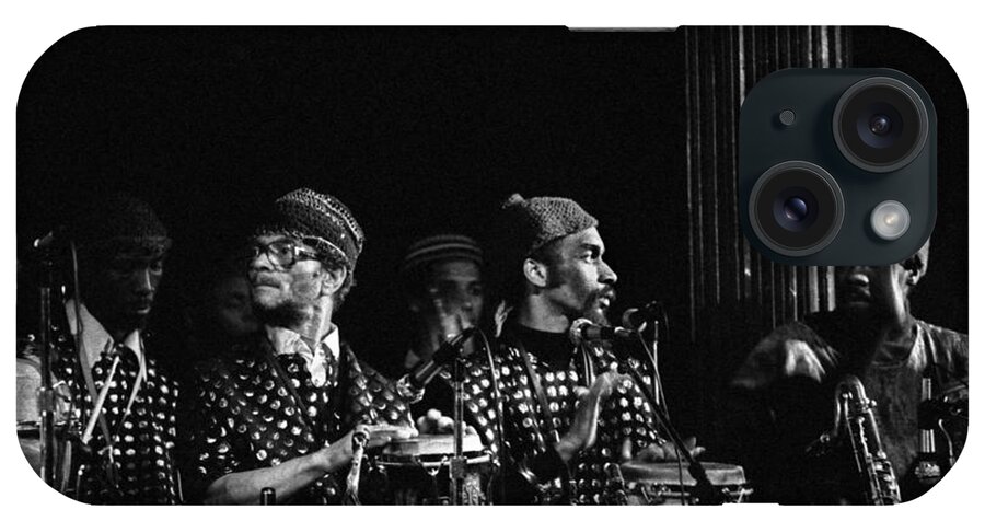 Sun Ra Arkestra iPhone Case featuring the photograph The Reed Section 2 by Lee Santa