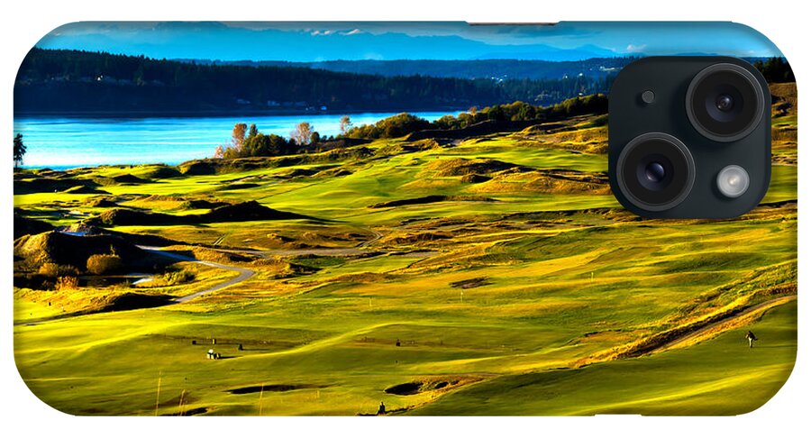 Chambers Bay Golf Course iPhone Case featuring the photograph The Scenic Chambers Bay Golf Course - Location of the 2015 U.S. Open Tournament by David Patterson