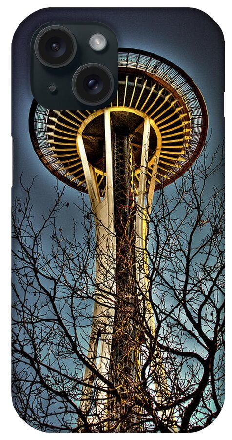 The Space Needle iPhone Case featuring the photograph The Seattle Space Needle IV by David Patterson
