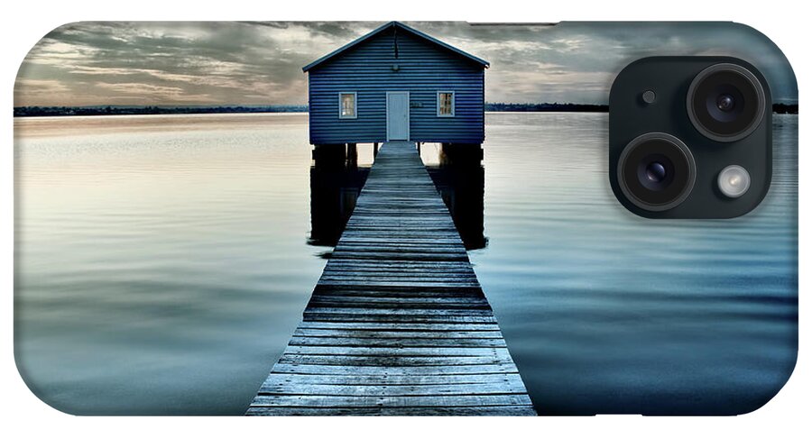 Water iPhone Case featuring the photograph The Shed Upon The Water by Kym Clarke