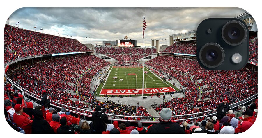 Ohio Stadium iPhone Case featuring the photograph The Shoe by Ryan Johnson