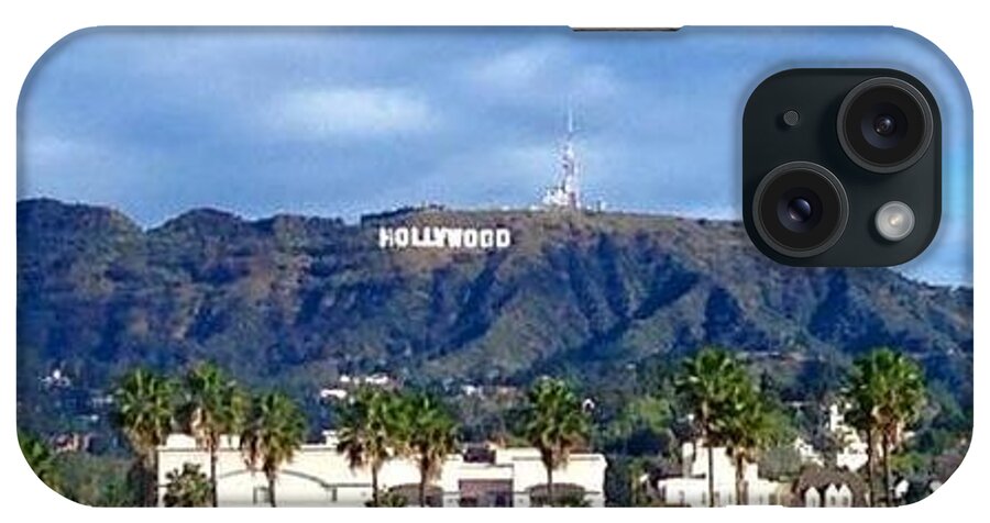 Hollywood iPhone Case featuring the photograph The Sign by Denise Railey
