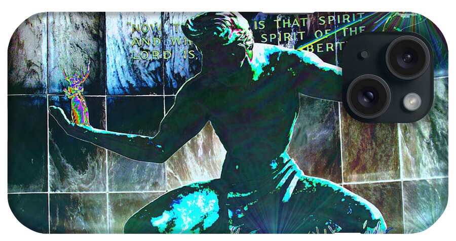 Spirit Of Detroit iPhone Case featuring the digital art The Spirit of Detroit by Michael Rucker