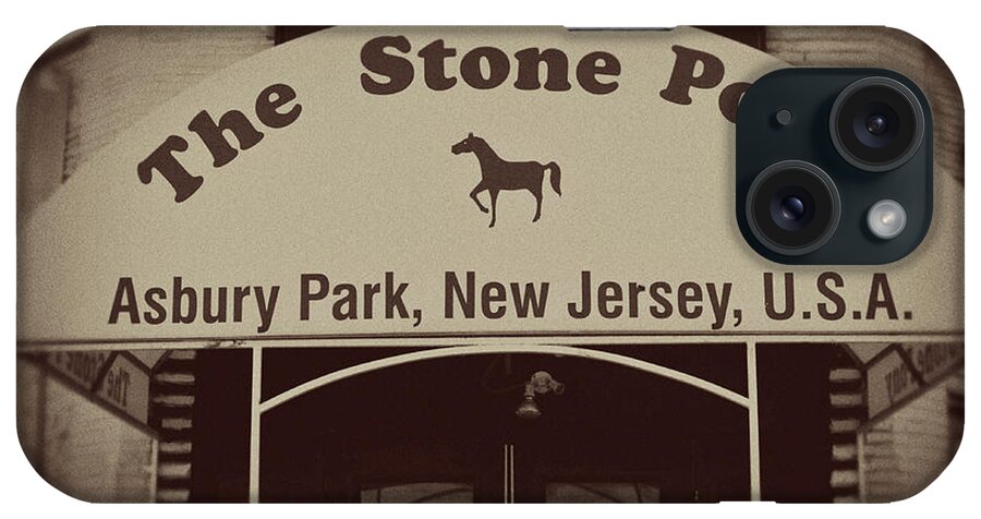 The Stone Pony Vintage Asbury Park New Jersey iPhone Case featuring the photograph The Stone Pony Vintage Asbury Park New Jersey by Terry DeLuco