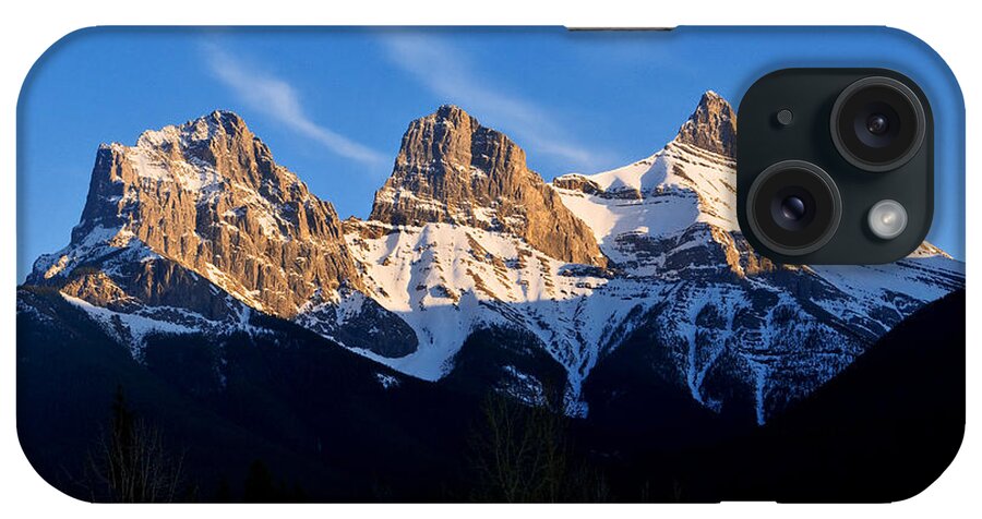 Three Sisters Mountain Peak iPhone Case featuring the photograph The Three Sisters by Terry Elniski