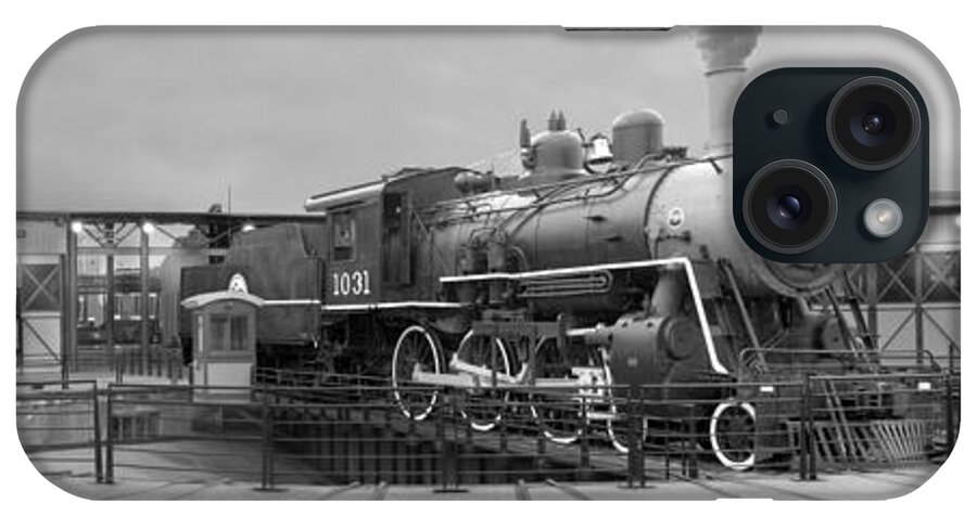 Transportation iPhone Case featuring the photograph The Turntable and Roundhouse by Mike McGlothlen