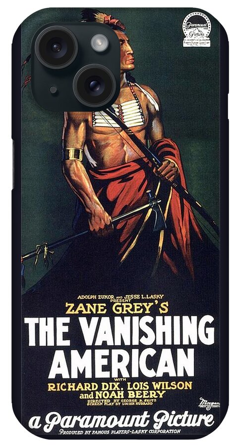 The Vanishing American iPhone Case featuring the photograph The Vanishing American by Movie Poster Prints