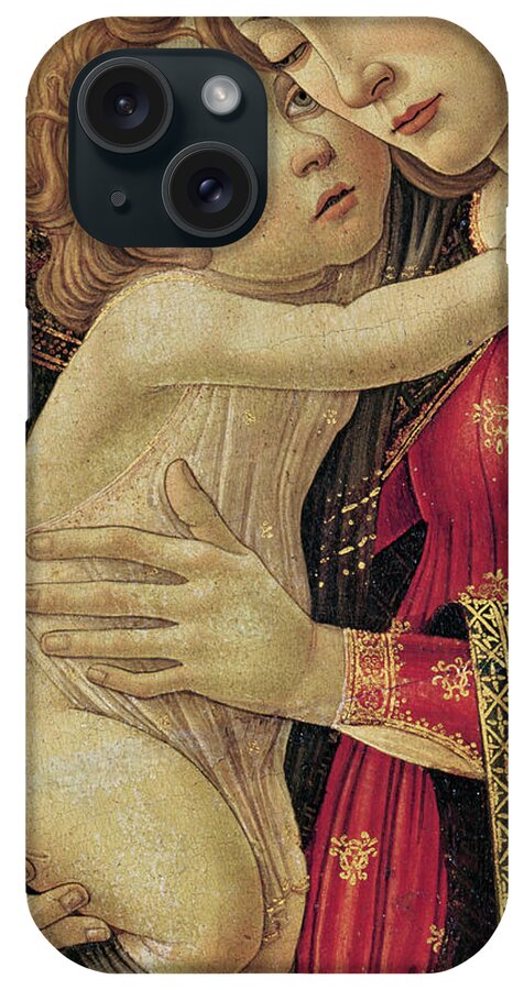 Virgin And Child iPhone Case featuring the painting The Virgin and Child by Sandro Botticelli