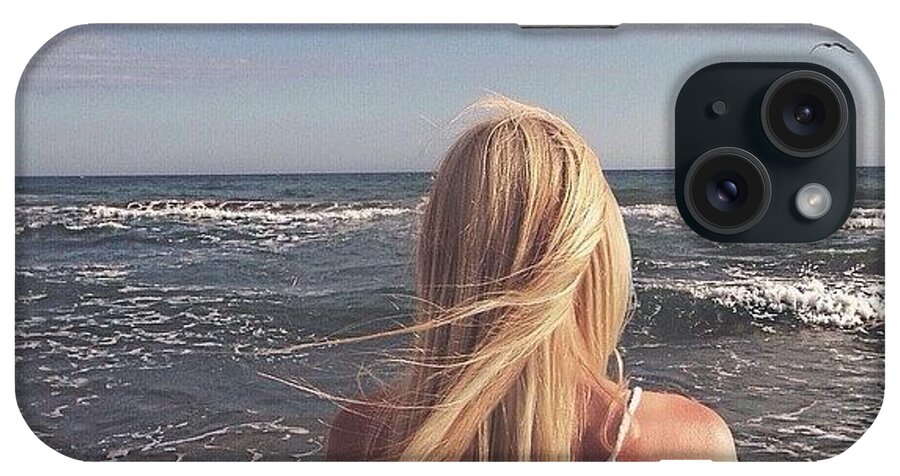 Beachfolks iPhone Case featuring the photograph 'the Voice Of The Sea Speaks To The by Jt Kristoffer