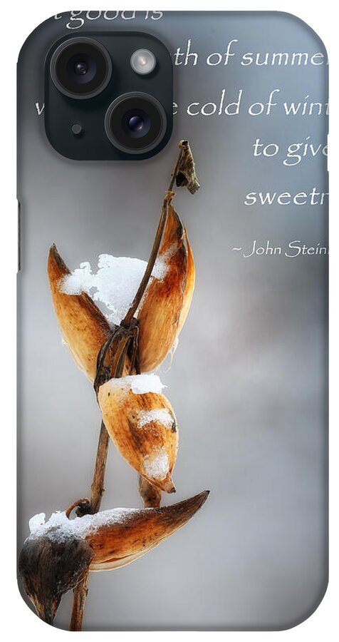 John Steinbeck iPhone Case featuring the photograph The Warmth of Summer by Bill Wakeley