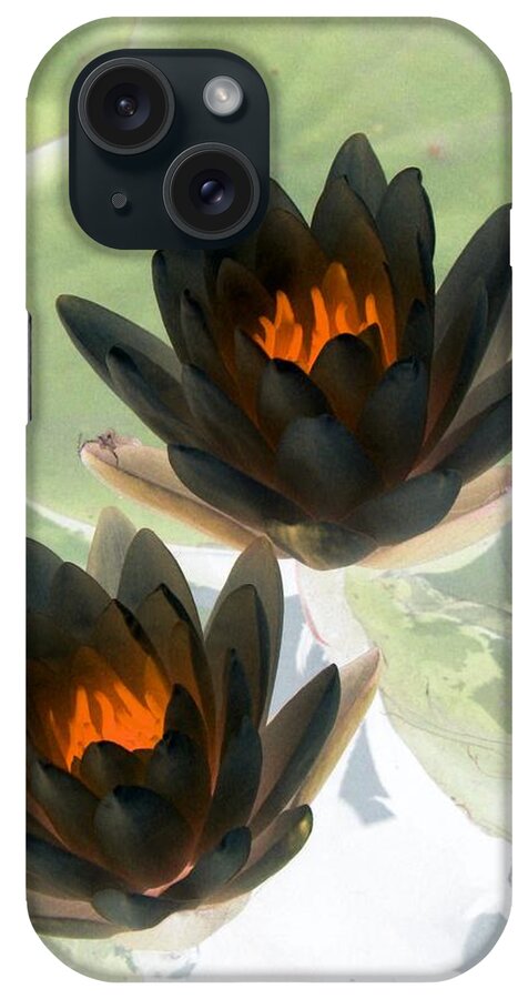 Water Lilies iPhone Case featuring the photograph The Water Lilies Collection - PhotoPower 1046 by Pamela Critchlow