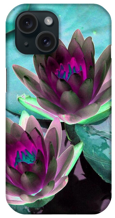 Water Lilies iPhone Case featuring the photograph The Water Lilies Collection - PhotoPower 1124 by Pamela Critchlow