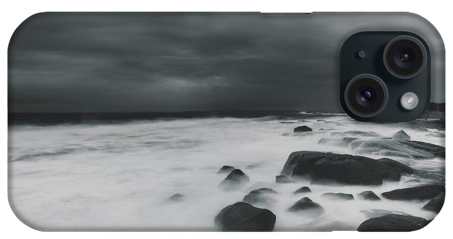 Water's Edge iPhone Case featuring the photograph The White Coast by Shaunl