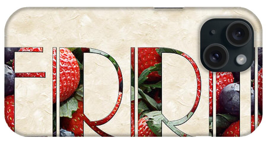 Strawberries iPhone Case featuring the photograph The Word Is Berries by Andee Design